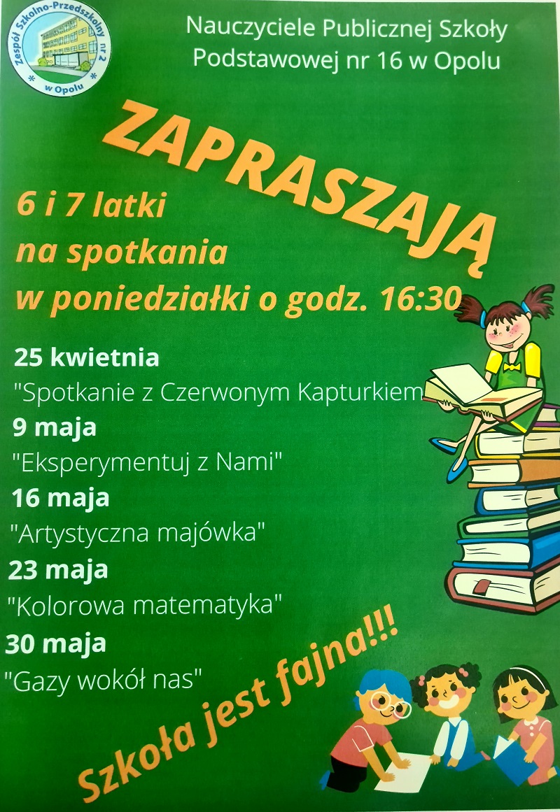 plakat zajecia zerowka