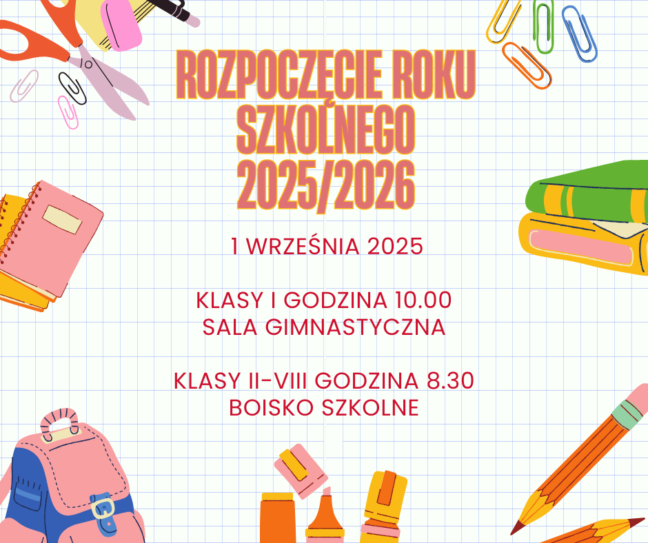 Rozpoczęcie nowego roku szkolnego 2025/2026