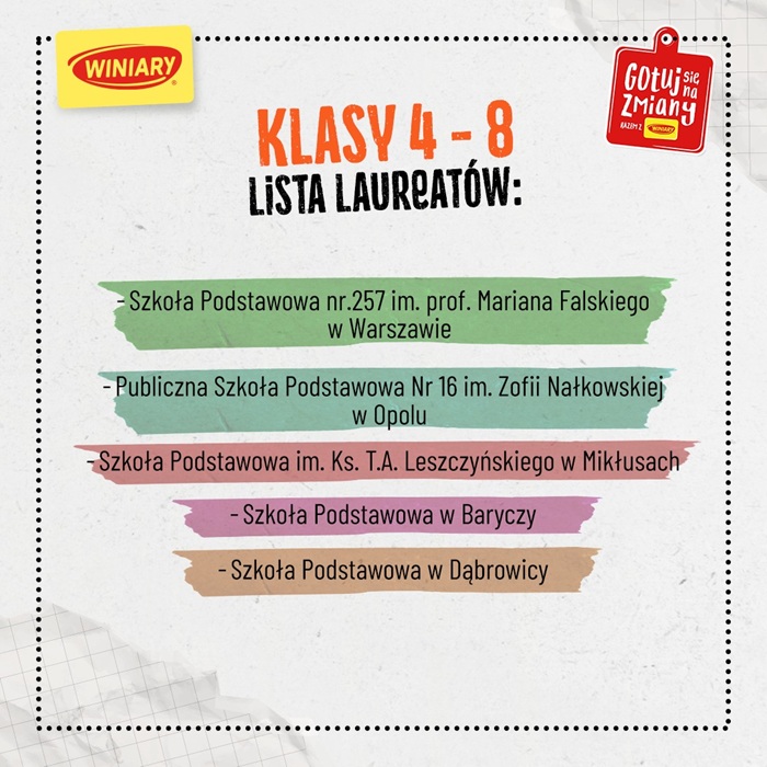 „Winiary – Gotuj się na zmiany!”