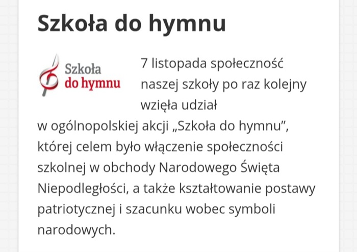 szkola hymn