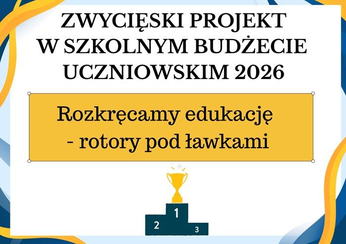 Szkolny Budżet Uczniowski 2026 - wyniki głosowania nad Projektami