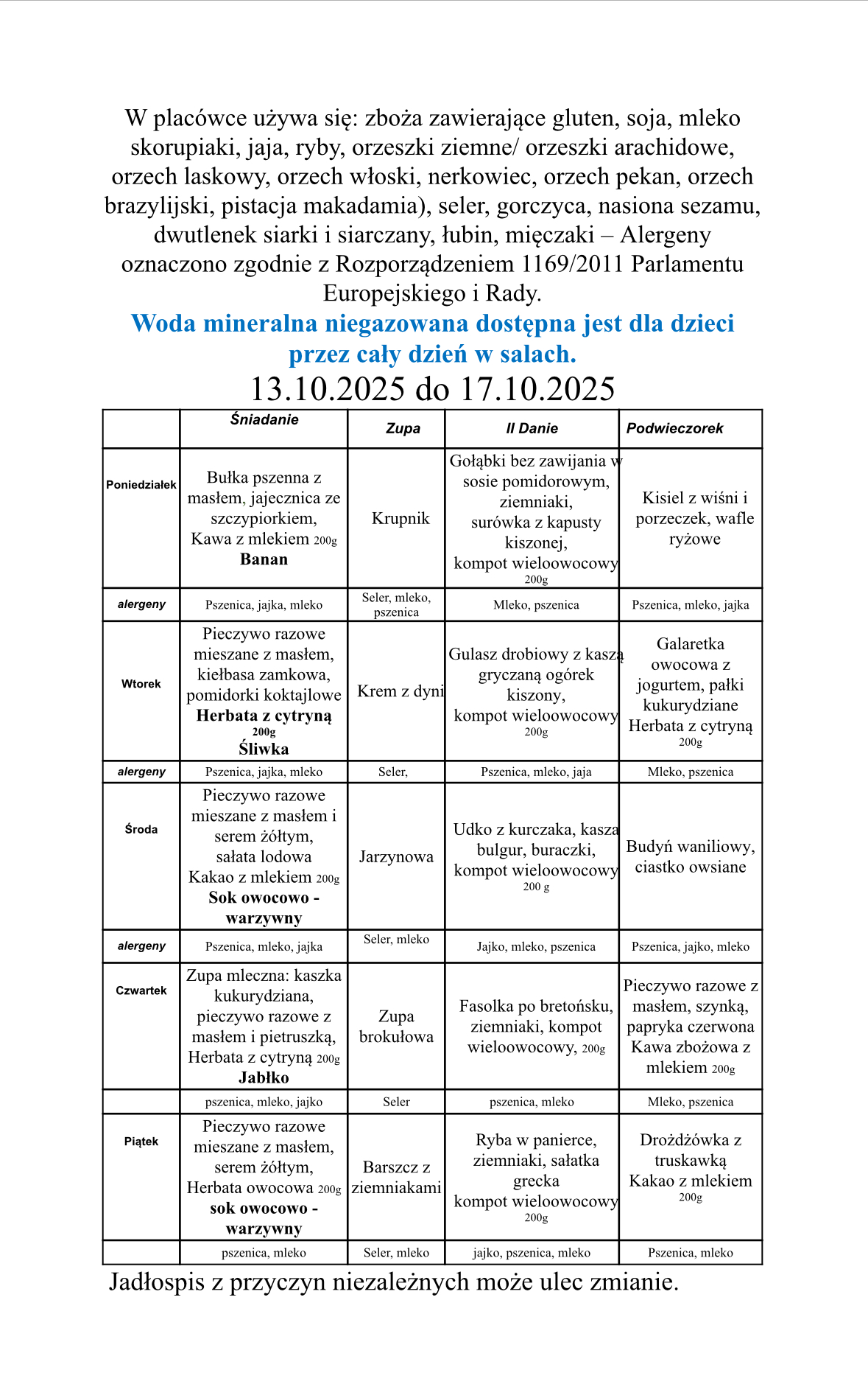 Jadłospis